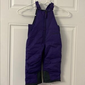 Arctix Purple snow bib size 18mth